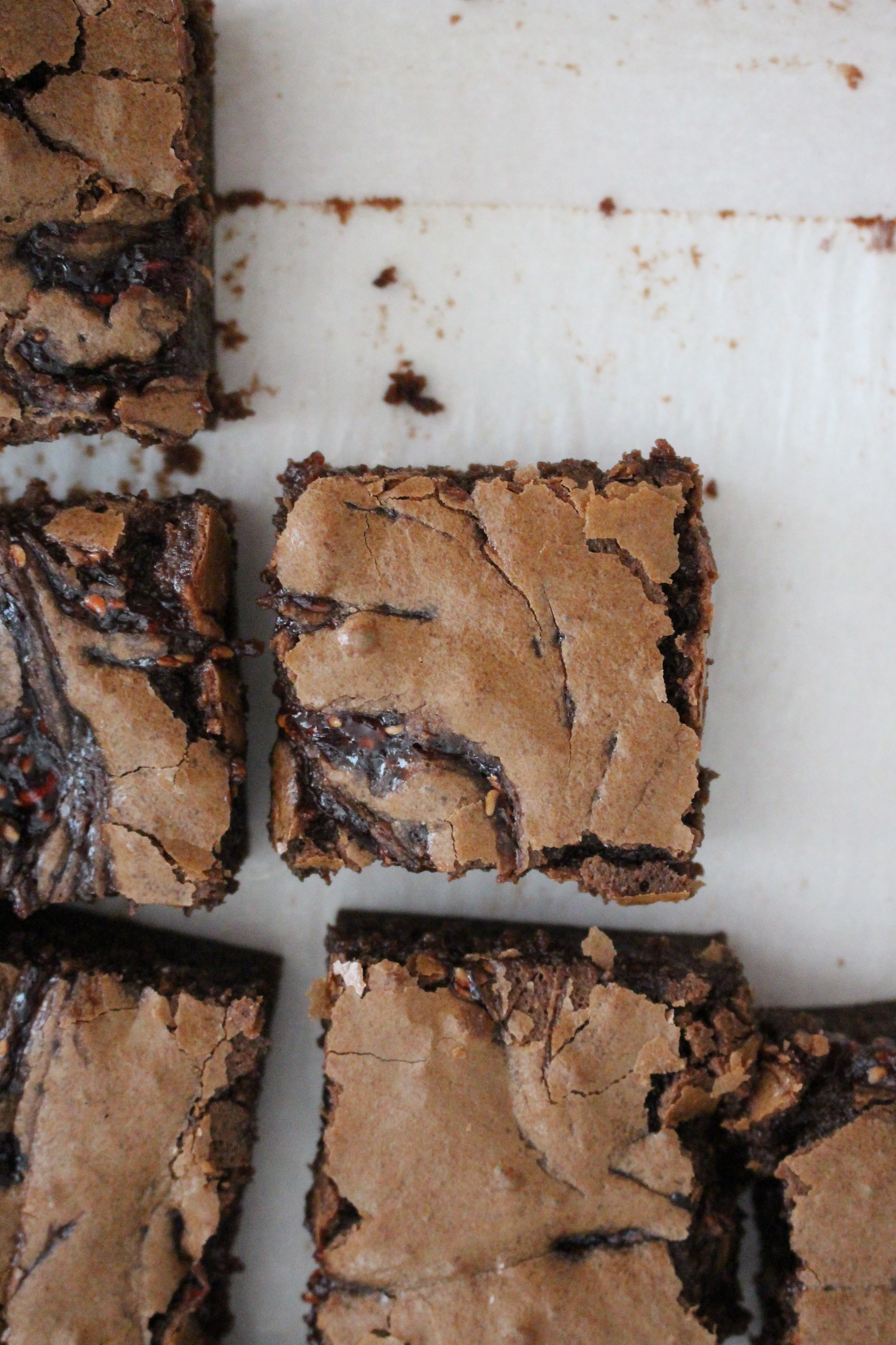 Raspberry Jam Brownies